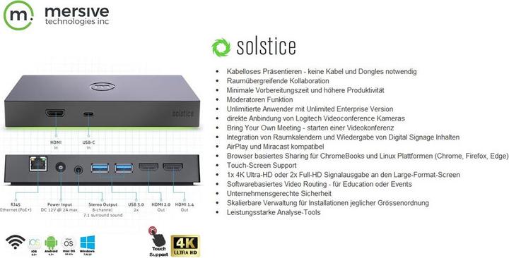 Immagine prodotto mersive Solstice Pod Gen3 SGE (2 anni) (HDMI 2.0, HDMI 1.4b)