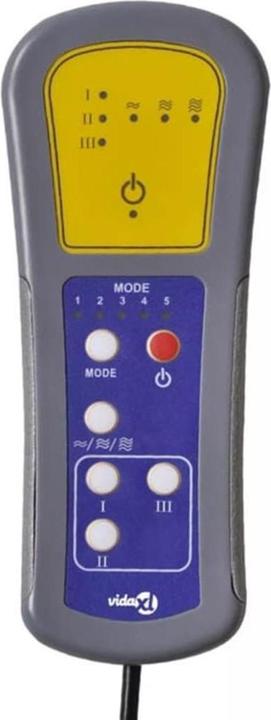 Immagine prodotto VidaXL Poltrona massaggiante in tessuto rosso vino,Colore: Rosso vino,Materiale: Tessuto