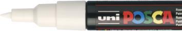 Actual product image Posca Marker PC-1M round tip (Black, 1 mm, 6 x)