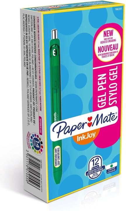 Paper Mate INKJOY - Gelschreiber (Grün, 12 x)