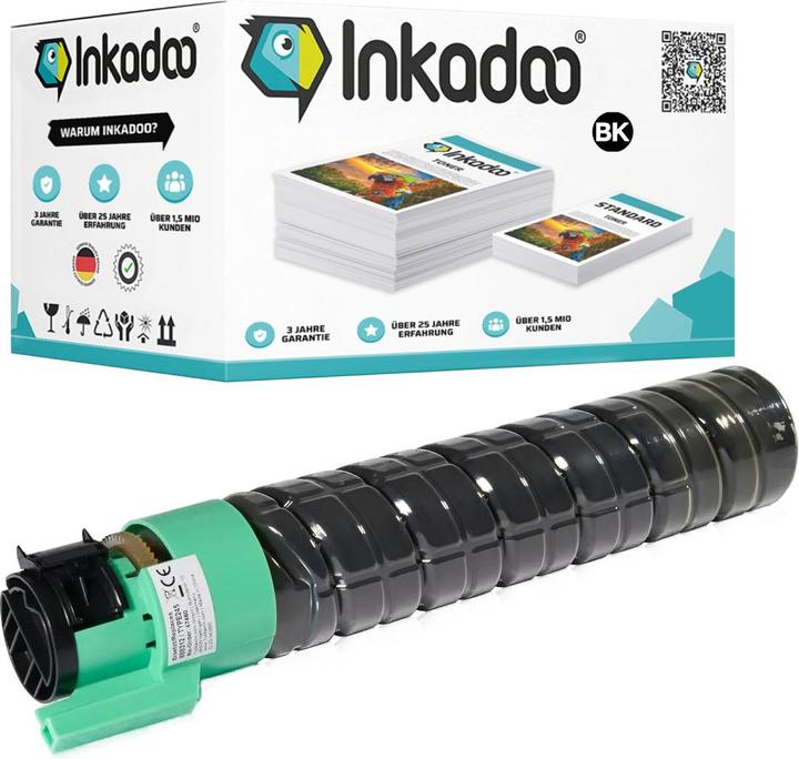 Actual product image Inkadoo Toner compatible with Ricoh 888312 / TYPE 245 toner, black Black (FC)