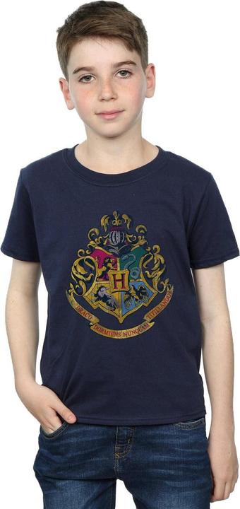 Immagine prodotto Maglietta in cotone con stemma di Hogwarts per ragazzi (128)