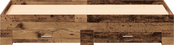 Produktbild VidaXL Bett mit Schubladen Altholz 180x200 cm Holzwerkstoff (180 x 200 cm)