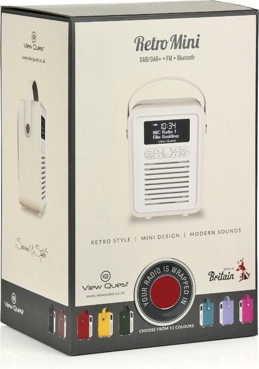 Image du produit View Quest Rétro Mini (DAB+ DAB, FM, Bluetooth)