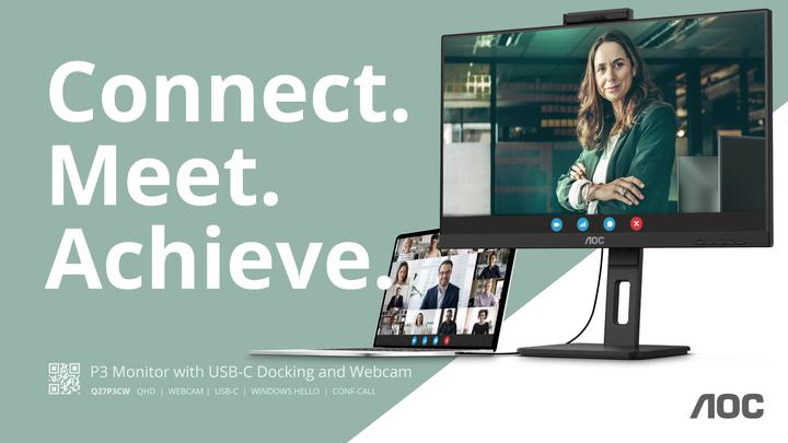 Actual product image AOC Q27P3CW (2560 x 1440 pixels, 27")