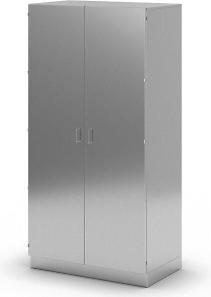Immagine prodotto kaiserkraft Armadio alto per camera bianca in acciaio inossidabile (100 x 58,5 x 200 cm)