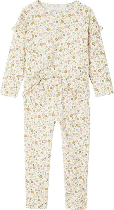 Produktbild Vertbaudet 2er-Pack Mädchen Schlafanzüge FLOWER POWER, lang & kurz, Recycling-Baumwolle (104)