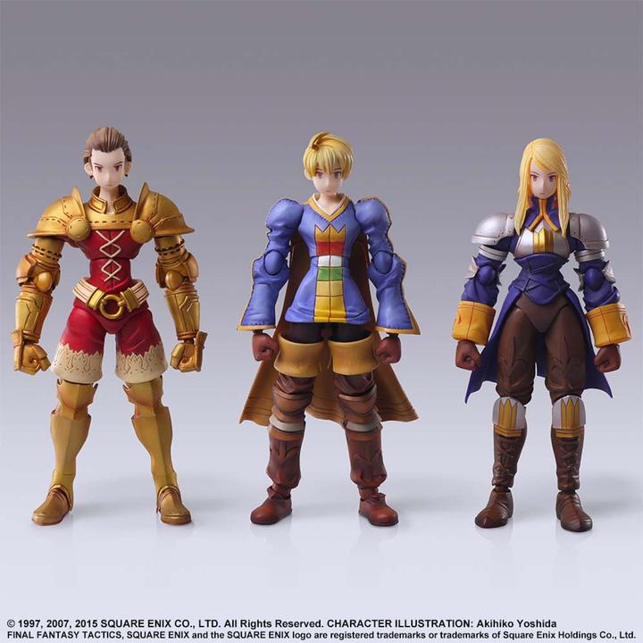 Actual product image Square Enix Final Fantasy Tactics Bring Arts action figure Delita Heiral 14 cm