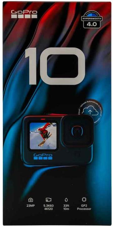 Actual product image GoPro HERO10 Black (60p, Bluetooth, Wi-Fi)