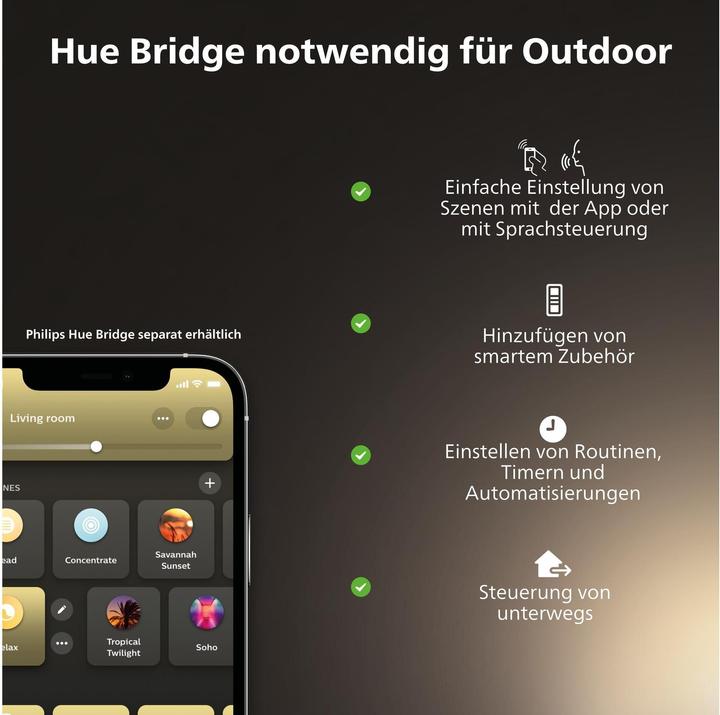 Produktbild Philips Hue Tuar Basis (806 lm, E27)