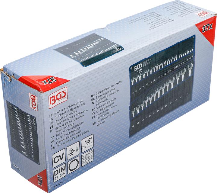 Productafbeelding BGS Combinatiesleutelset (32 mm, 19 mm, 12 mm, 24 mm, 14 mm, 22 mm, 16 mm, 23 mm, 10 mm, 21 mm, 18 mm, 27 mm, 7 mm, 17 mm, 11 mm, 15 mm, 26 mm, 30 mm, 8 mm, 28 mm, 9 mm, 13 mm, 20 mm, 25 mm)