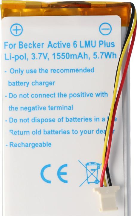Actual product image Becker Akku Active 6 LMU Plus Akku 334517373442, SR3840100, 335000000000