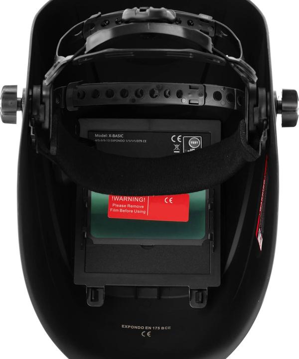 Actual product image Stamos Schweisshelm X-BASIC automatischer Schweisshelm Schweisserhelm farbiges Sichtfeld