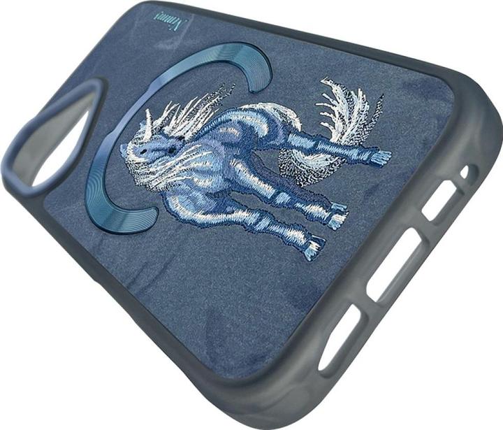 Image du produit Nimmy Case Magnetic Fantasy Animal MagSafe for iPhone 16 blue (Apple iPhone 16)