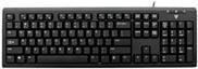 Produktbild V7 USB/PS2 Tastatur schwarz (DE, Kabelgebunden)