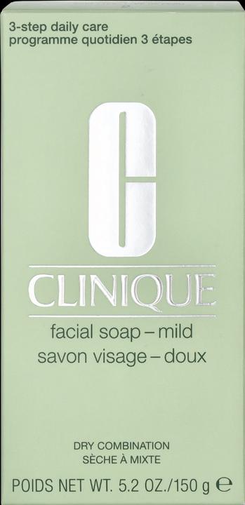 Image du produit Clinique Savon doux pour le visage 150g (Chiffons de nettoyage, 150 ml)