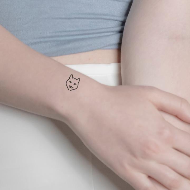 Immagine prodotto minink Tatuaggio temporaneo - Piccolo lupo