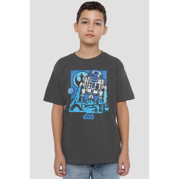 Immagine prodotto Star Wars Papercut Maglietta R2-D2 Bambini (140)