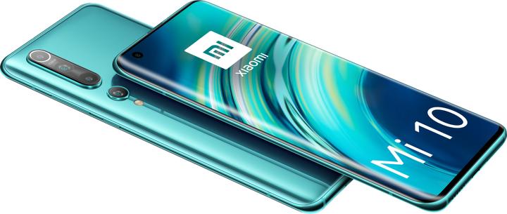 Actual product image Xiaomi Mi 10 (256 GB, Coral Green, 6.67", Single SIM, 108 Mpx, 5G)