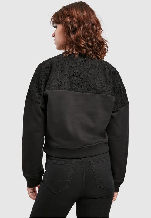 Produktbild Urban Classics Ladies Short Oversized Lace Inset Crew (5XL)