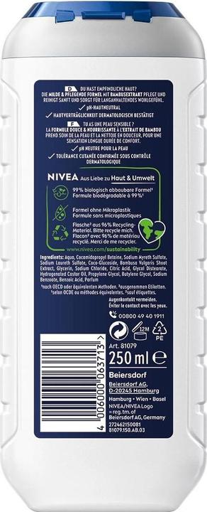 Actual product image NIVEA Sensitive (250 ml)