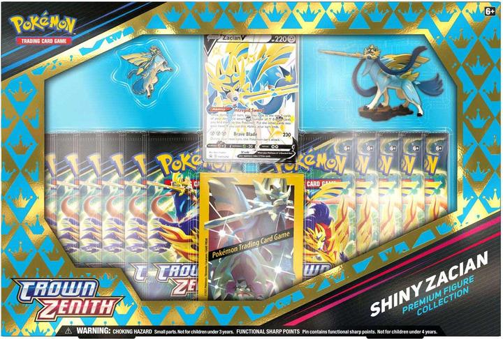 Image du produit Pokémon Zacian/Zamazenta Premium Figure Box (Anglais, Pack de boosters)
