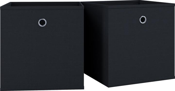 Actual product image VCM Set of 2 fabric folding box folding boxas (27 x 27 x 28 cm)
