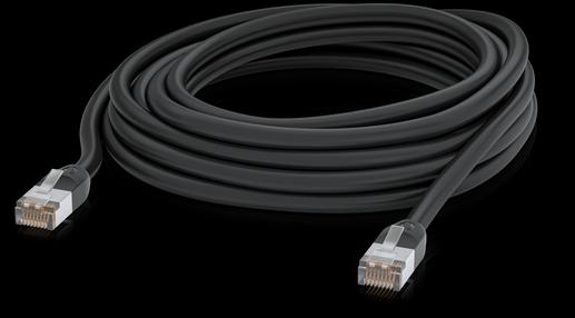 Ubiquiti UACC-CABLE-PATCH-OUTDOOR-8M-BK - Patchkabel Outdoor, 8 m, schwarz (S/UTP, CAT5e, 8 m)