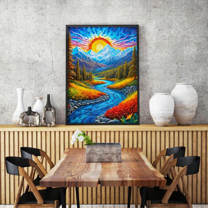 Produktbild Enjoy Puzzle Puzzle 1000 Teile - Sonnenaufgang-Landschaft (1000 Teile)