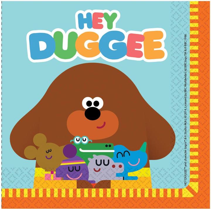 Immagine prodotto Hey Duggee Tovaglioli monouso (confezione da 16) (16 x, 33 x 33 cm)