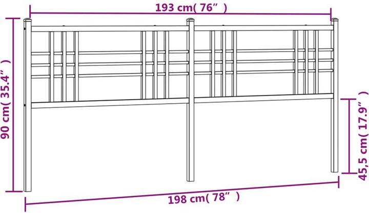 Actual product image VidaXL Karen (198 x 3 x 90 cm)