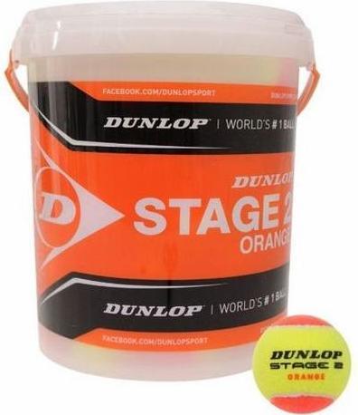 Dunlop Tennis balls STAGE 2 Orange 60-bucket ITF