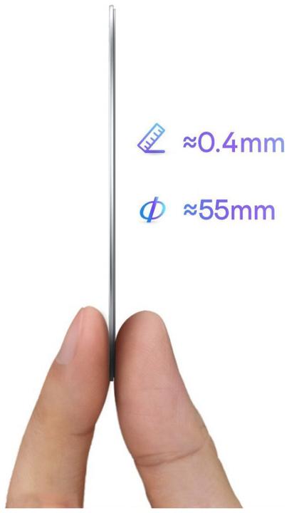 Actual product image Baseus Halo Series Magnetic Metal Ring2pcs/packBlack