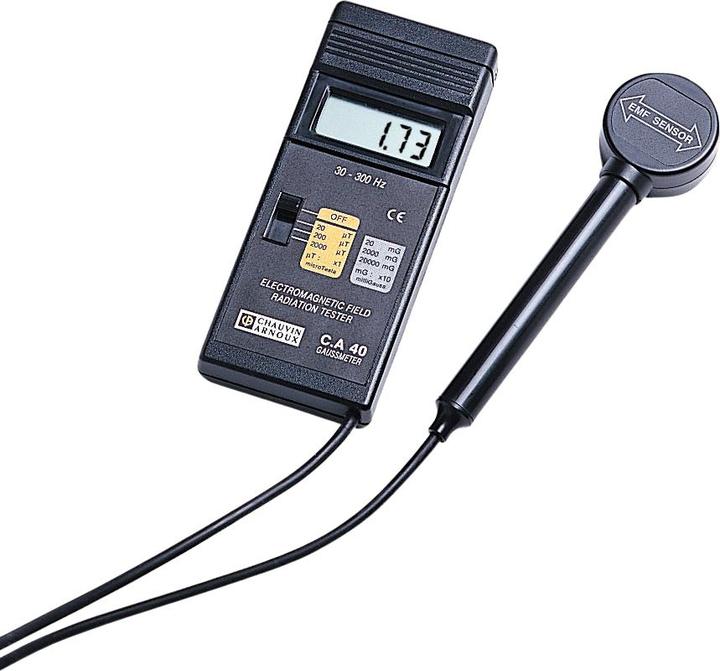 Image du produit Chauvin Arnoux Teslamètre/gaussmètre basse fréquence Mesure des champs d'induction magnétique de 30 à...