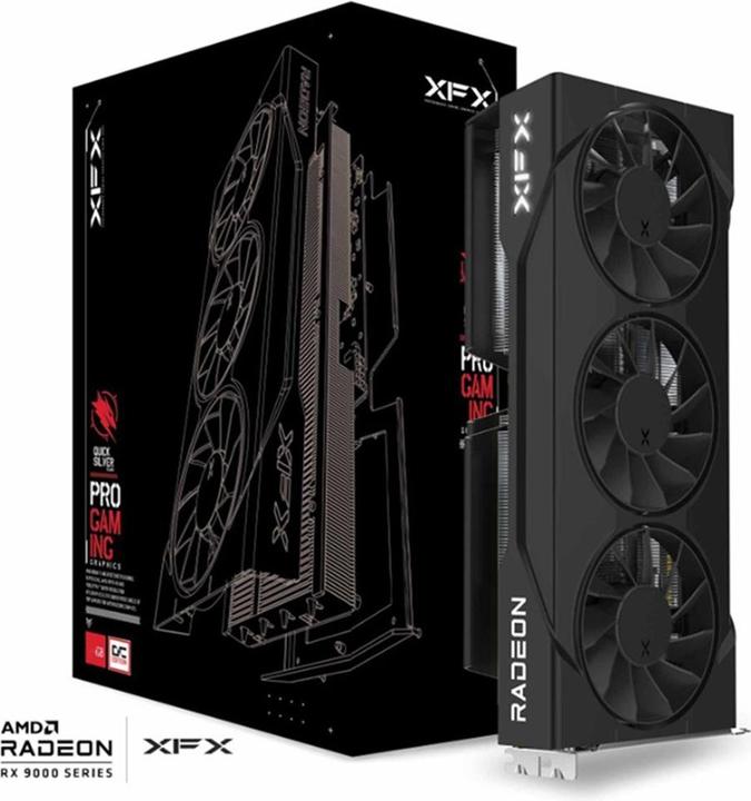 Produktbild XFX Swift Radeon RX 9060 XT OC Triple Fan Gaming Edition (16 GB)