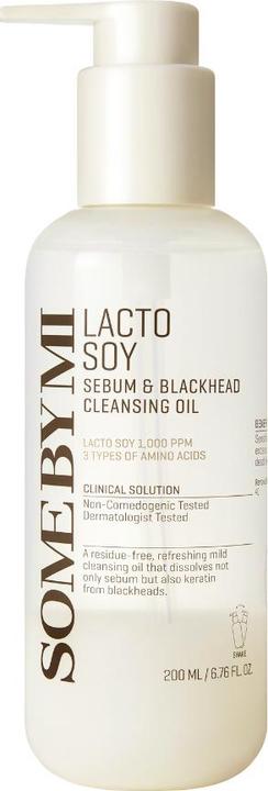 Image du produit Some By Mi Somebymi Lacto Soya Sebum & Blackhead Cleansing Oil 200ml (Huiles, 200 ml)
