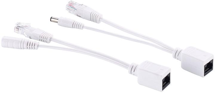 Actual product image 7links Adapter for power supply of IP cameras via network cable (Network cable)