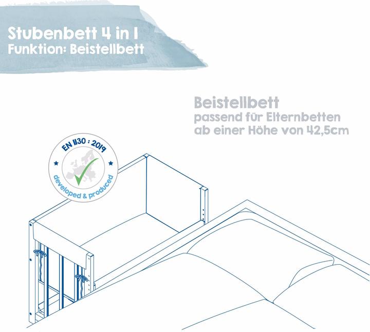 Produktbild Roba Stubenbett 4 in 1 Sternenzauber