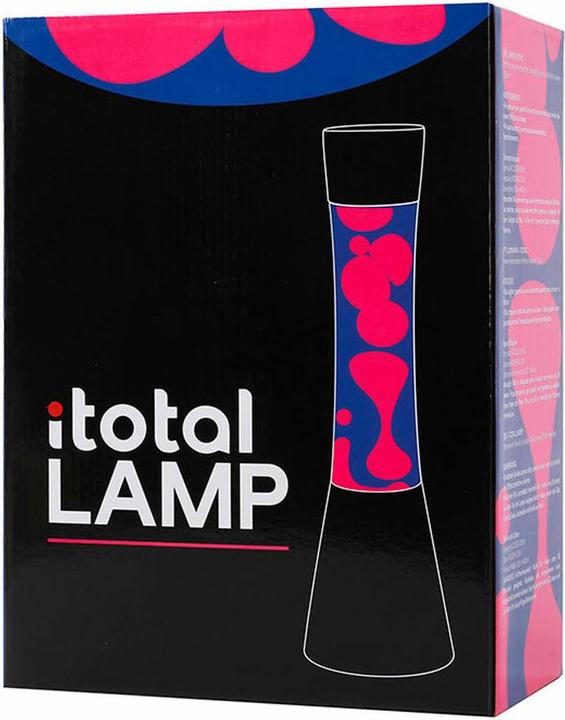 Productafbeelding i-Total Lavalamp Zwart/Paars/Roze, 40cm