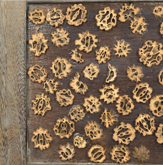 Produktbild Homestyle4u 3 fach Paravent Raumteiler Holz Trennwand spanische Wand Sichtschutz Braun