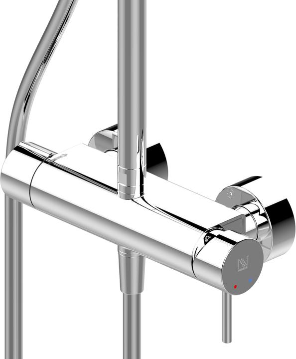 Actual product image Nikles Fresh single lever mixer shower system