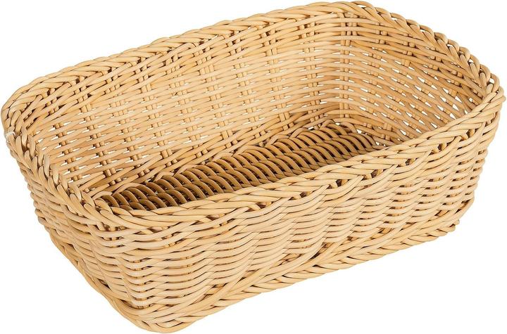 Saleen Bread basket plastic 31,5x22x10cm beige