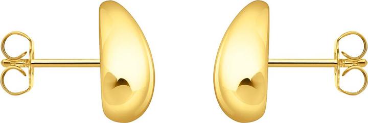Actual product image Thomas Sabo Drop ear studs with organic shape (750 yellow gold gilding, 925 silver)