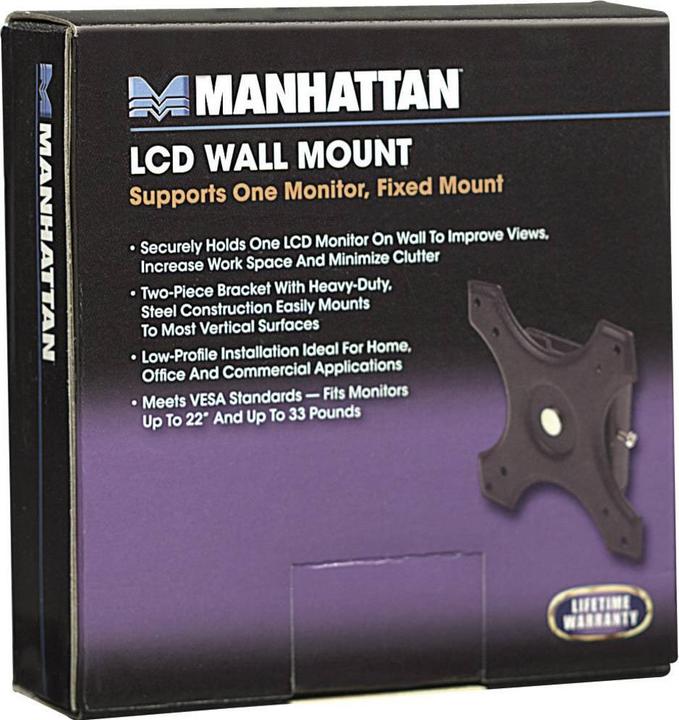 Produktbild Manhattan Monitor Wandhalterung (Wand, 22")