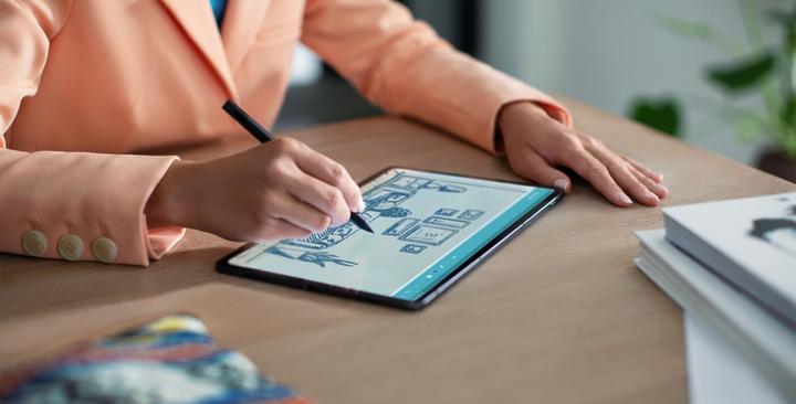 Image du produit Lenovo Tab P11 Pro avec clavier DE et Pen 2 (WLAN uniquement, 11.50", 128 Go, Gris ardoise)