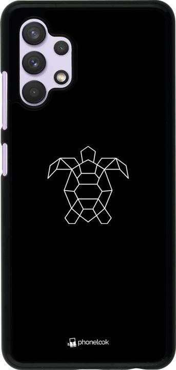 Actual product image PhoneLook Cover Turtles lines on black (Samsung Galaxy A32)