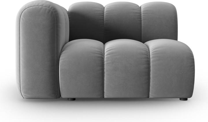 Actual product image Micadoni Velvet Modul Left, "Lupine", 1 Seat, 115x95x70Made in Europe (2 person sofa, 3-seater, 4-seater)