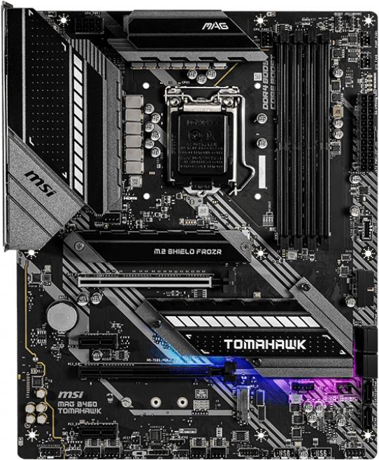 Image du produit MSI MAG B460 TOMAHAWK (LGA 1200, Intel B460, ATX)