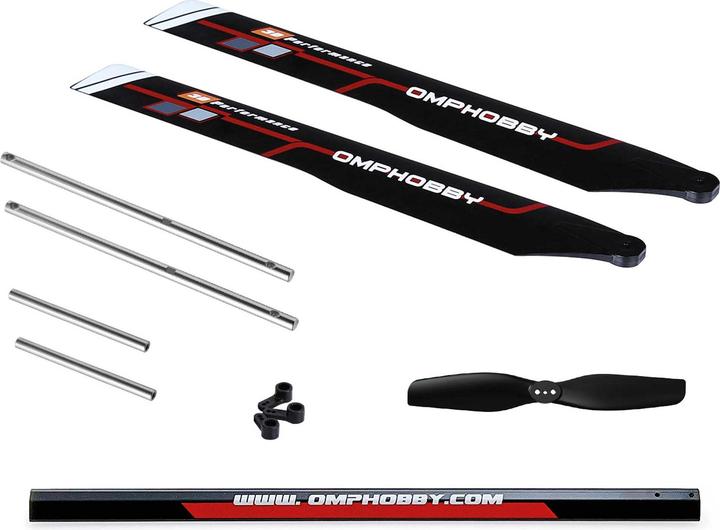 Produktbild OMPHobby M2 EVO Crash Kit - rot # OSHG0003