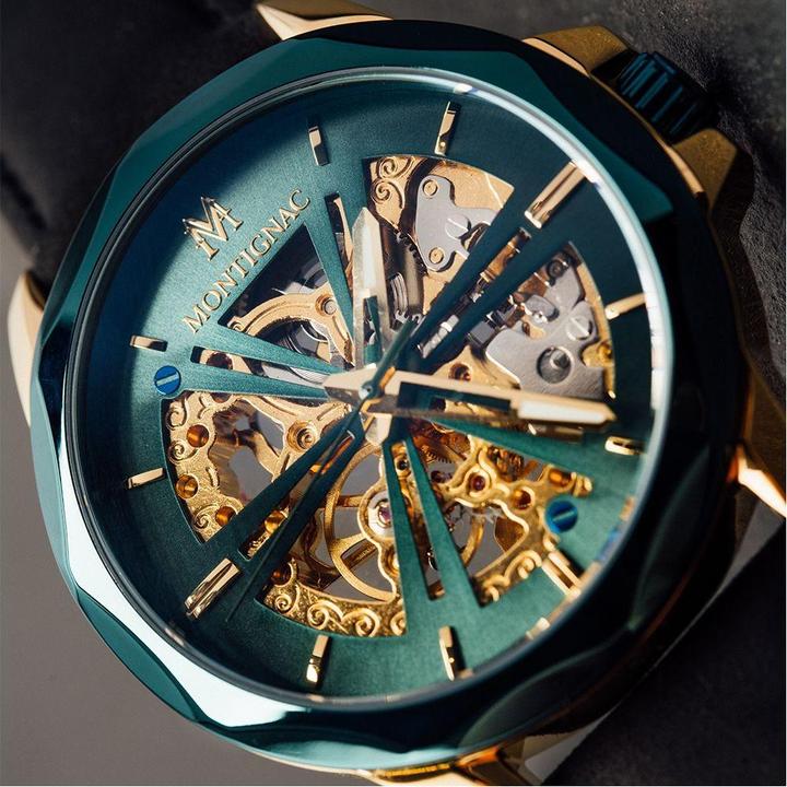 Actual product image Montignac Automatic Watch Round (Skeleton watch, 42 mm)